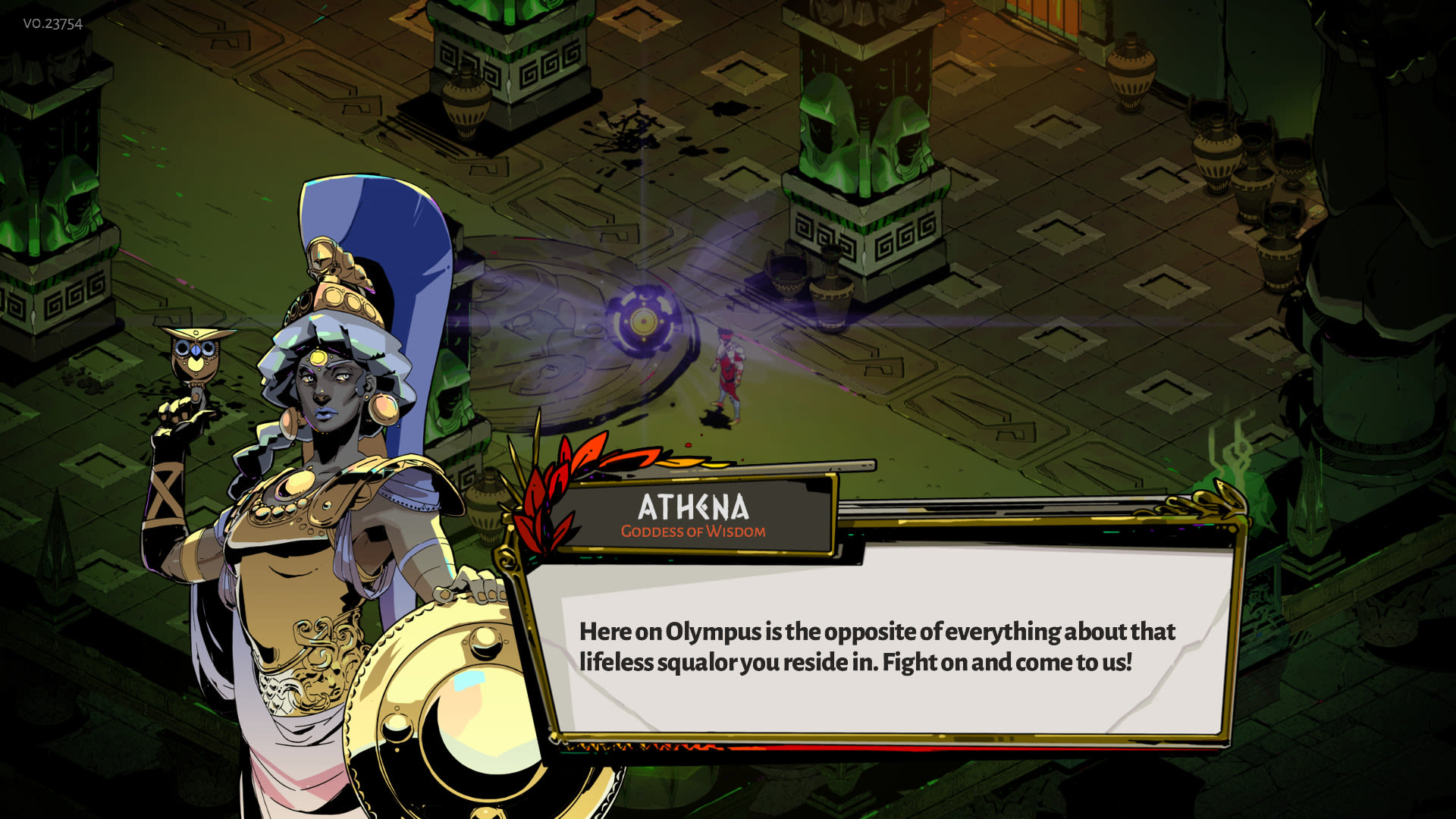 Dialogue from the game